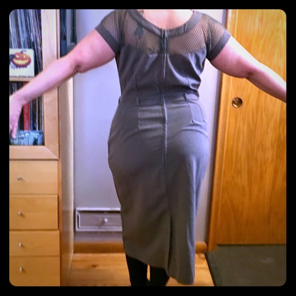 Tatyana Dresses & Skirts - NWT Bettie Page Tatyana Fishnet Pinup Wiggle Dress